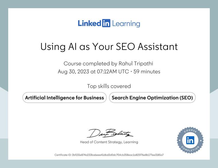 Using AI as Your SEO Assistant